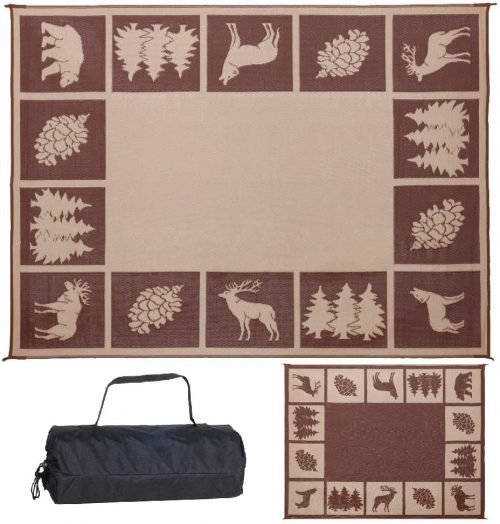 REVERSIBLE MATS 226097 6-Feet x 9-Feet Outdoor